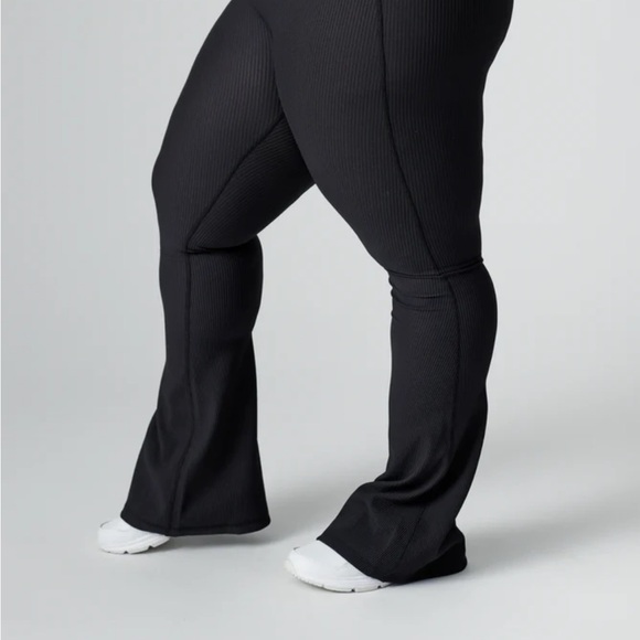 BuffBunny Black Flared Leggings - Picture 6 of 14